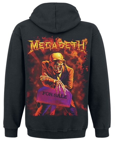 Sweat-shirt à capuche  de Megadeth - For Sale - S à L - pour Homme - noir - Megadeth - View 2
