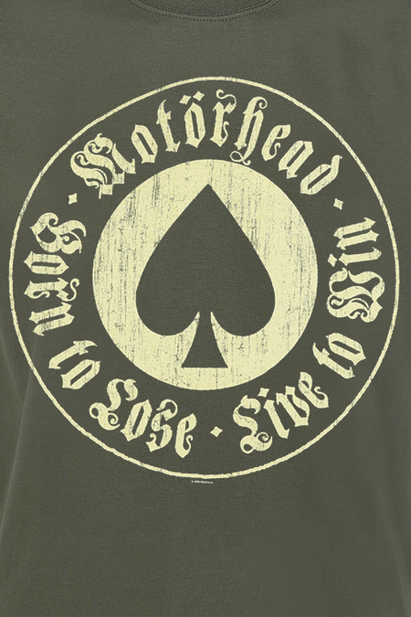 T-Shirt Manches courtes  de Motörhead - Born To Lose - S à XXL - pour Homme - kaki - Motörhead - View 2