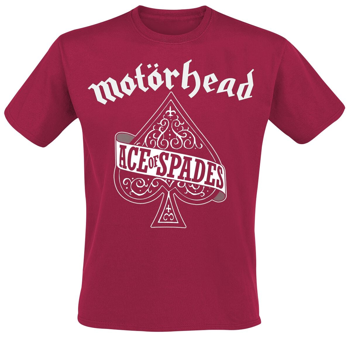 T-Shirt Manches courtes  de Motörhead - Ace Of Spades - S à XXL - pour Homme - rouge - Motörhead