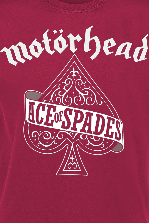 T-Shirt Manches courtes  de Motörhead - Ace Of Spades - S à XXL - pour Homme - rouge - Motörhead - View 2