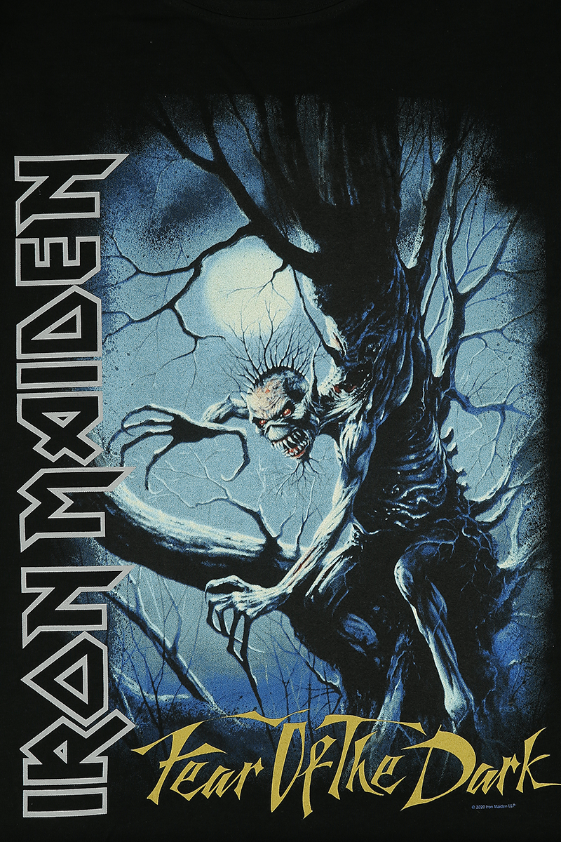 T-Shirt Manches courtes  de Iron Maiden - Fear Of The Dark - S à XXL - pour Femme - noir/effet usé - Iron Maiden - View 2