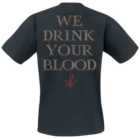 T-Shirt Manches courtes  de Powerwolf - Your Blood - S à XXL - pour Homme - noir - Powerwolf - View 2