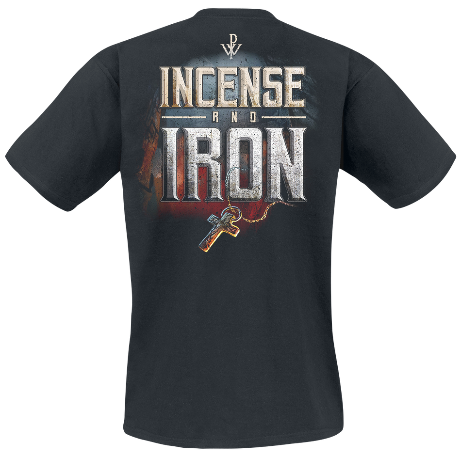 T-Shirt Manches courtes  de Powerwolf - Incense And Iron - S à XXL - pour Homme - noir - Powerwolf - View 2