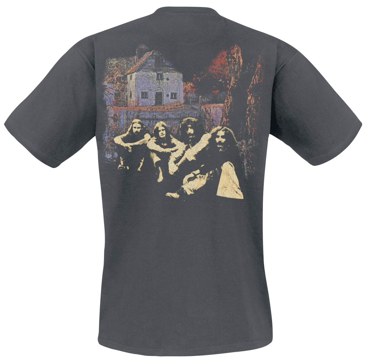 T-Shirt Manches courtes  de Black Sabbath - First Album - S à XXL - pour Homme - gris - Black Sabbath - View 2