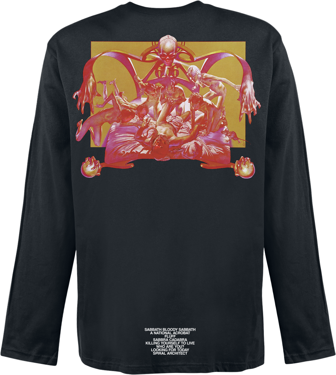 T-shirt manches longues  de Black Sabbath - Sabbath Bloody Sabbath - S à XXL - pour Homme - noir - Black Sabbath - View 2