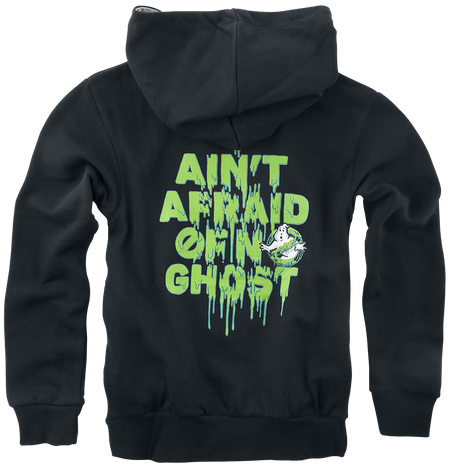 Sweat-shirt à capuche  de SOS Fantômes - Enfants - I Ain't Afraid Of No Ghost - 116 à 164 - pour Unisexe - noir - SOS Fantômes - View 2