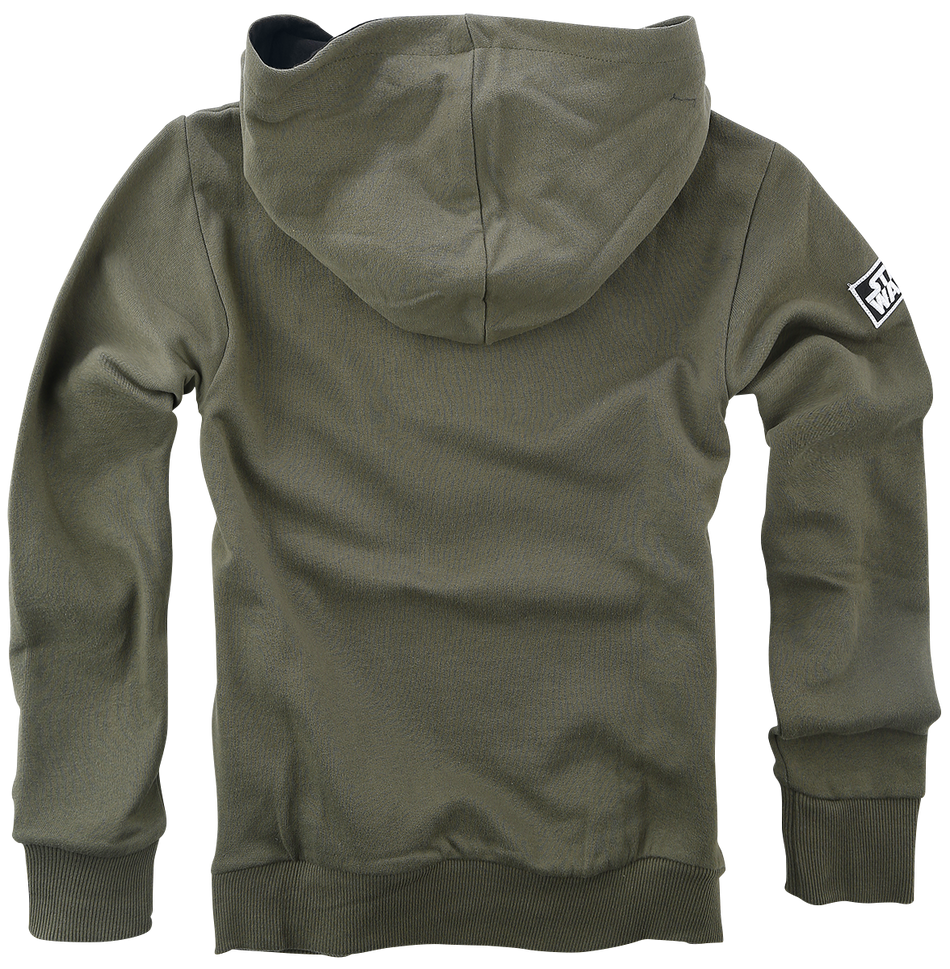 Sweat-shirt à capuche  de Star Wars - Enfants - The Mandalorian - Bounty Hunter - 152 - pour Unisexe - kaki - Star Wars - View 2