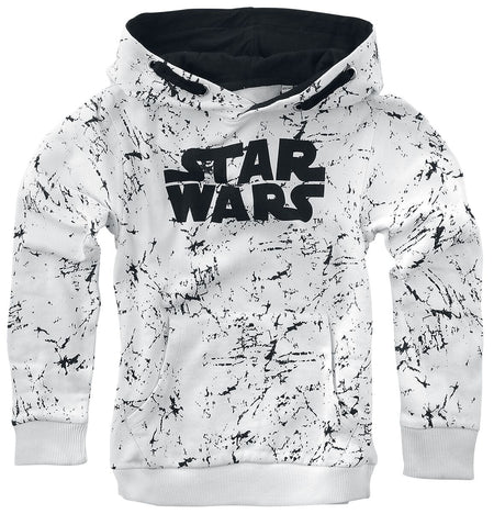 Sweat-shirt à capuche Disney de Star Wars - Enfants - Hoth - 116 à 164 - pour Unisexe - blanc - Star Wars
