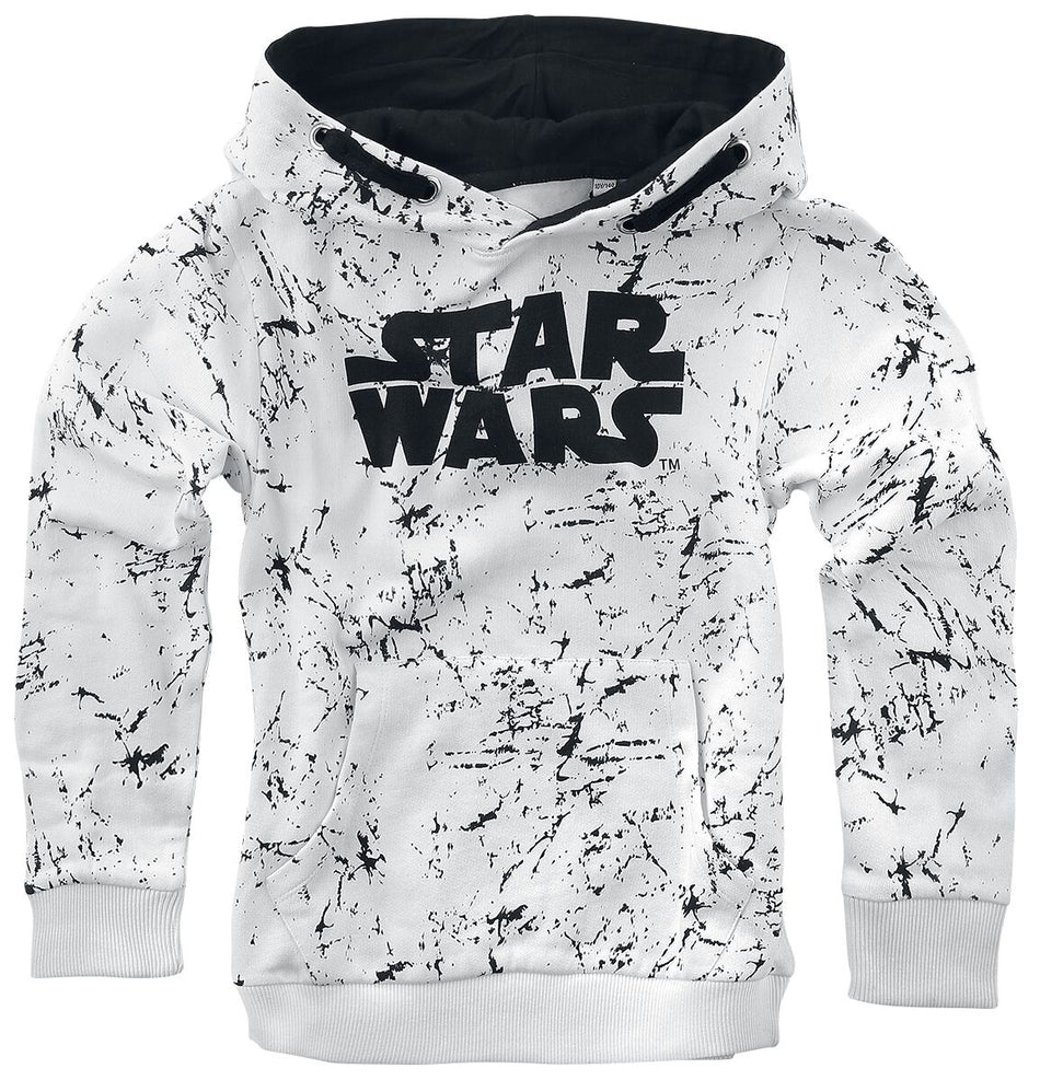 Sweat-shirt à capuche Disney de Star Wars - Enfants - Hoth - 116 à 164 - pour Unisexe - blanc - Star Wars