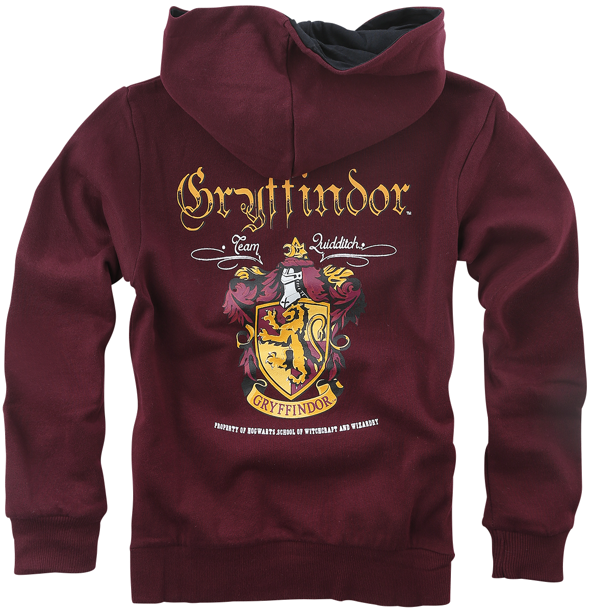 Sweat-shirt à capuche  de Harry Potter - Enfants - Gryffondor - 116 à 164 - pour Unisexe - bordeaux - Harry Potter - View 2