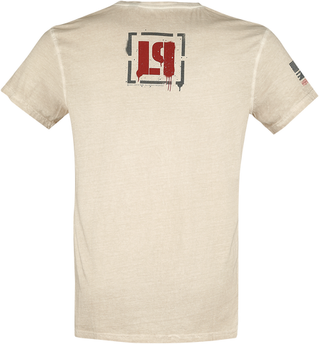 T-Shirt Manches courtes  de Linkin Park - Hybrid Theory - S à 4XL - pour Homme - blanc cassé - Linkin Park - View 2