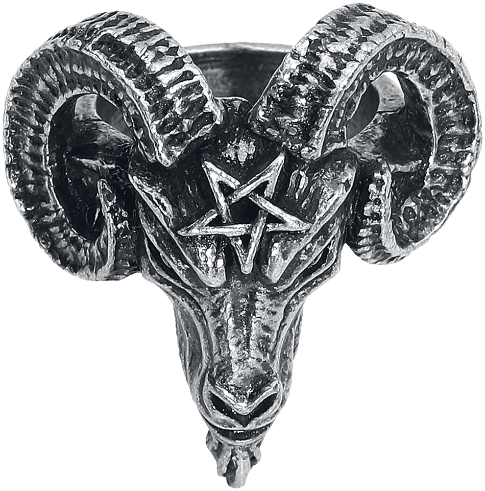 Bague Gothic de Alchemy Gothic - Baphomet - pour Unisexe - Standard - Alchemy Gothic - View 2