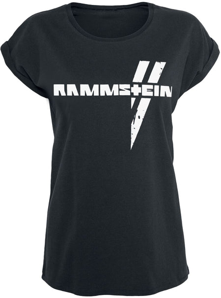 T-Shirt Manches courtes  de Rammstein - Weiße Balken - XS à 4XL - pour Femme - noir - Rammstein