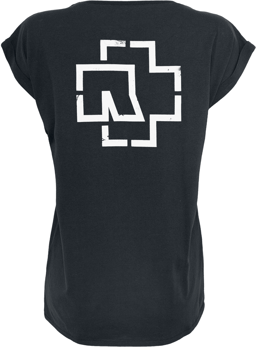 T-Shirt Manches courtes  de Rammstein - Weiße Balken - XS à 5XL - pour Femme - noir - Rammstein - View 2
