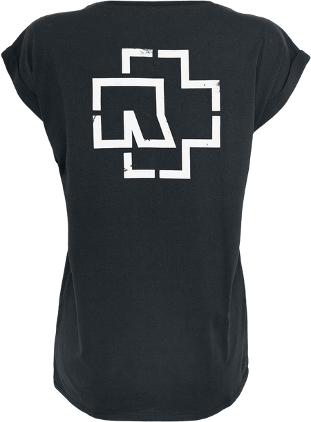 T-Shirt Manches courtes  de Rammstein - Weiße Balken - XS à 5XL - pour Femme - noir - Rammstein - View 2