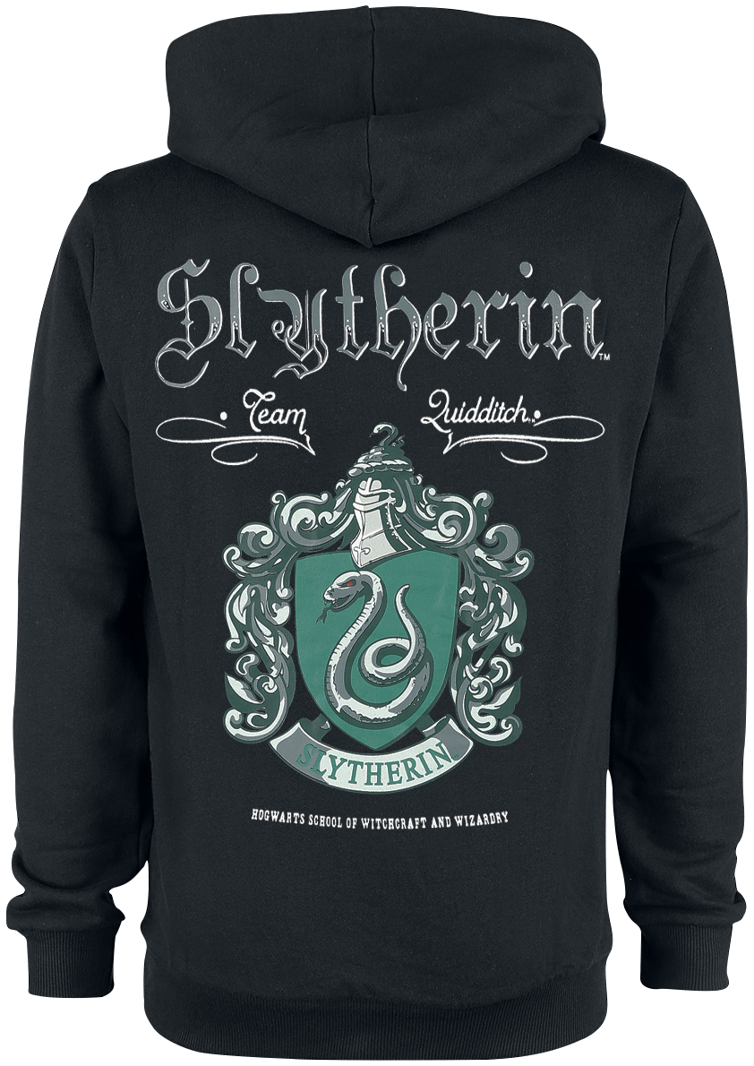 Sweat-shirt à capuche  de Harry Potter - Serpentard - S à XXL - pour Homme - noir - Harry Potter - View 2