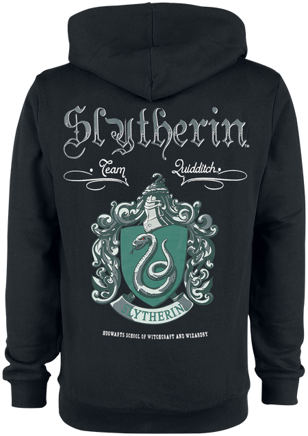 Sweat-shirt à capuche  de Harry Potter - Serpentard - S à XXL - pour Homme - noir - Harry Potter - View 2