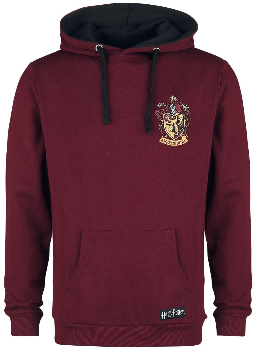Sweat-shirt à capuche  de Harry Potter - Gryffondor - S à XXL - pour Homme - bordeaux - Harry Potter