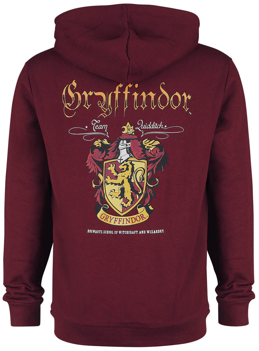 Sweat-shirt à capuche  de Harry Potter - Gryffondor - S à XXL - pour Homme - bordeaux - Harry Potter - View 2