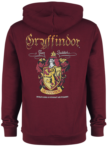 Sweat-shirt à capuche  de Harry Potter - Gryffondor - S à XXL - pour Homme - bordeaux - Harry Potter - View 2