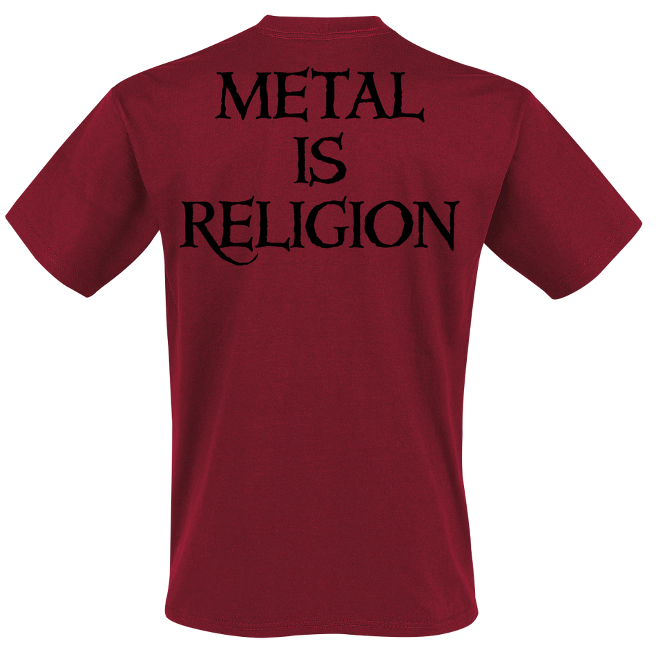 T-Shirt Manches courtes  de Powerwolf - Logo (red) - S à XXL - pour Homme - rouge - Powerwolf - View 2