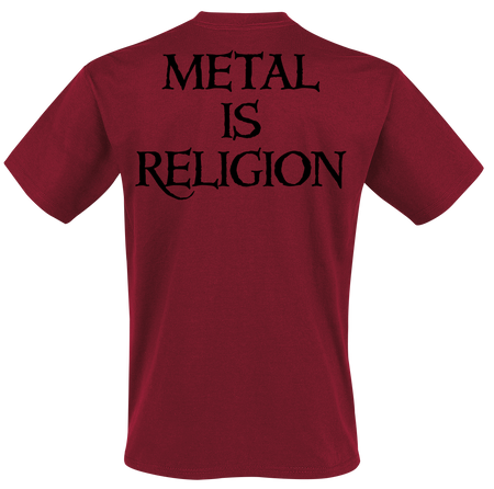 T-Shirt Manches courtes  de Powerwolf - Logo (red) - S à XXL - pour Homme - rouge - Powerwolf - View 2