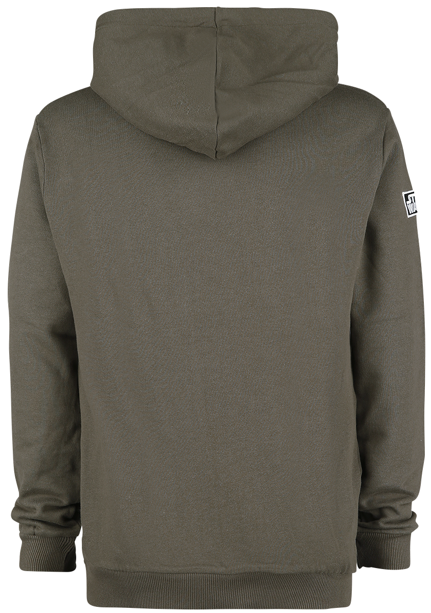 Sweat-shirt à capuche Disney de Star Wars - The Mandalorian - Bounty Hunter - S à XXL - pour Homme - kaki - Star Wars - View 2