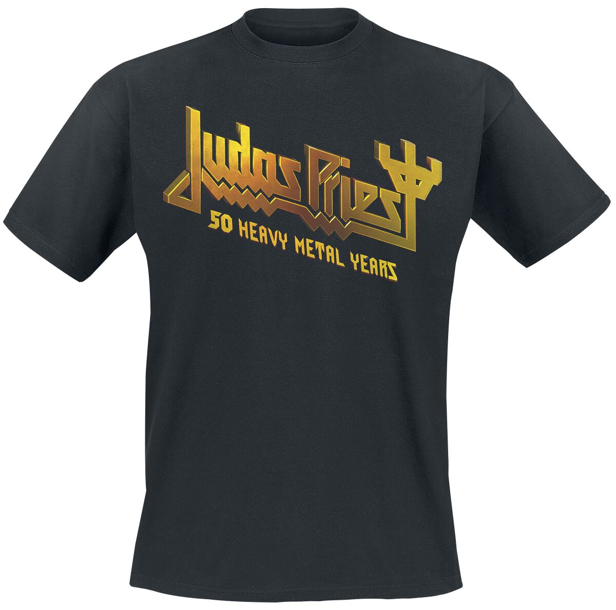 T-Shirt Manches courtes  de Judas Priest - 50 Years Anniversary 2020 - S à XXL - pour Homme - noir - Judas Priest