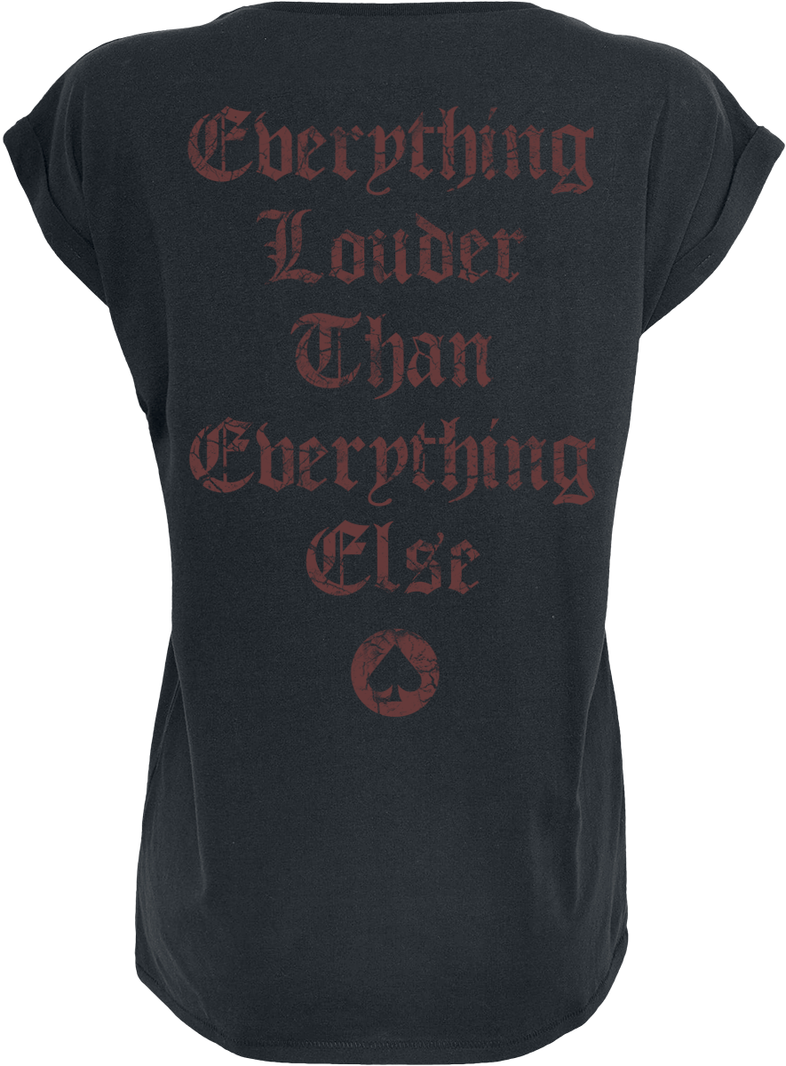 T-Shirt Manches courtes  de Motörhead - England - S à XL - pour Femme - noir - Motörhead - View 2