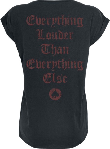 T-Shirt Manches courtes  de Motörhead - England - S à XL - pour Femme - noir - Motörhead - View 2