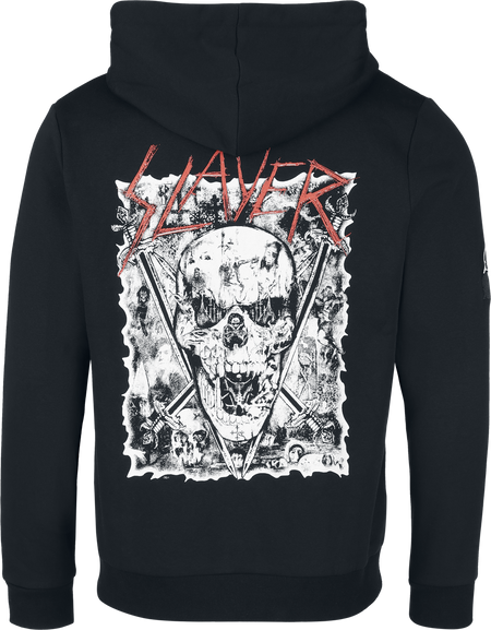 Sweat-shirt zippé à capuche  de Slayer - Sword Skull - S à XXL - pour Homme - noir - Slayer - View 2