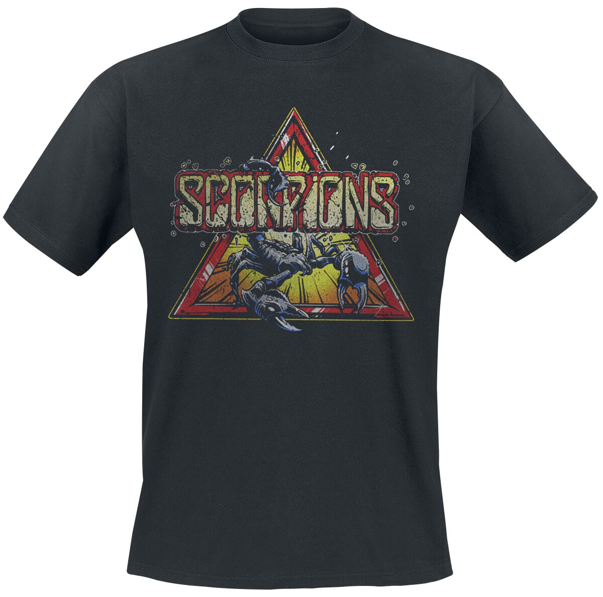 T-Shirt Manches courtes  de Scorpions - Triangle Scorpion - M à 3XL - pour Homme - noir - Scorpions