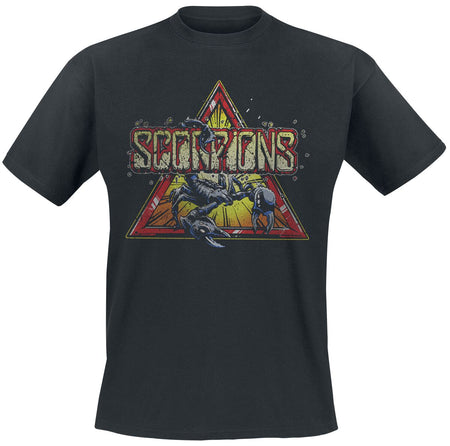 T-Shirt Manches courtes  de Scorpions - Triangle Scorpion - M à 3XL - pour Homme - noir - Scorpions