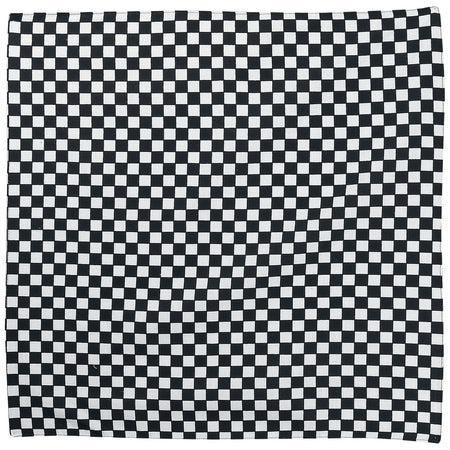 Bandana Rockabilly de Rock Daddy - Damier - pour Unisexe - noir/blanc - Rock Daddy