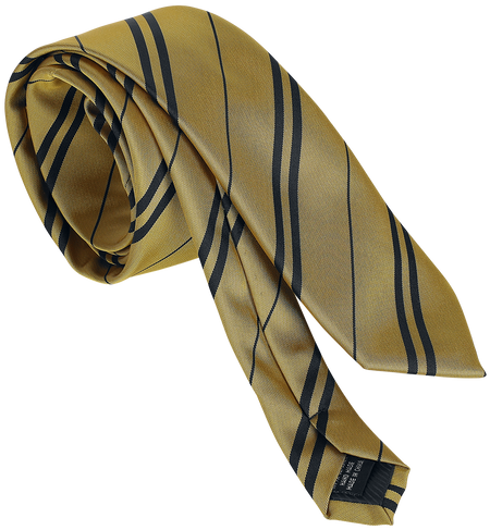 Cravate  de Harry Potter - Hufflepuff - pour Unisexe - jaune/noir - Harry Potter - View 2