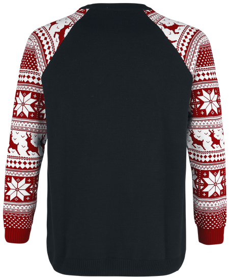 Pull de Noël Fun de Pull Moche De Noël - Ho Ho Ho - S à 5XL - pour Homme - multicolore - Pull Moche De Noël - View 2