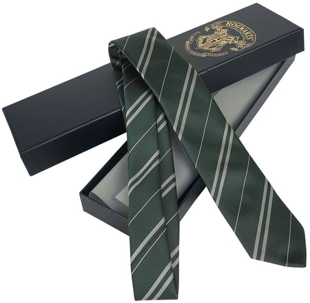 Cravate  de Harry Potter - Serpentard - pour Unisexe - vert/gris - Harry Potter