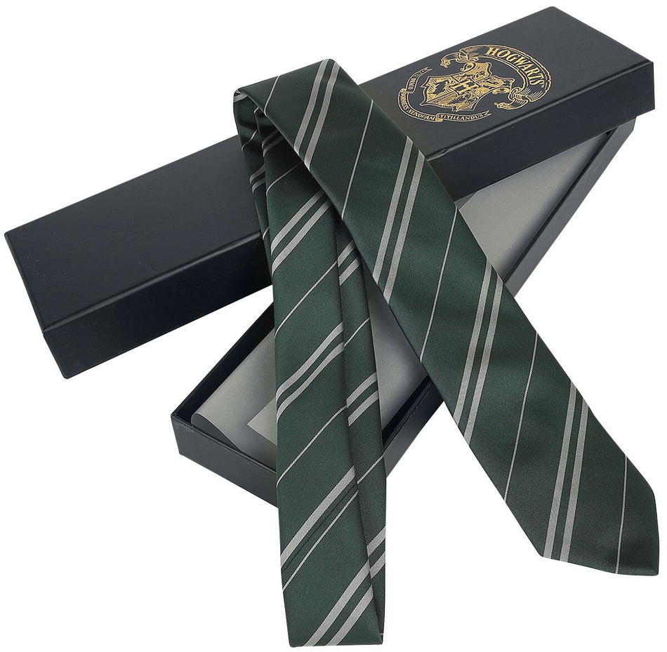 Cravate  de Harry Potter - Serpentard - pour Unisexe - vert/gris - Harry Potter