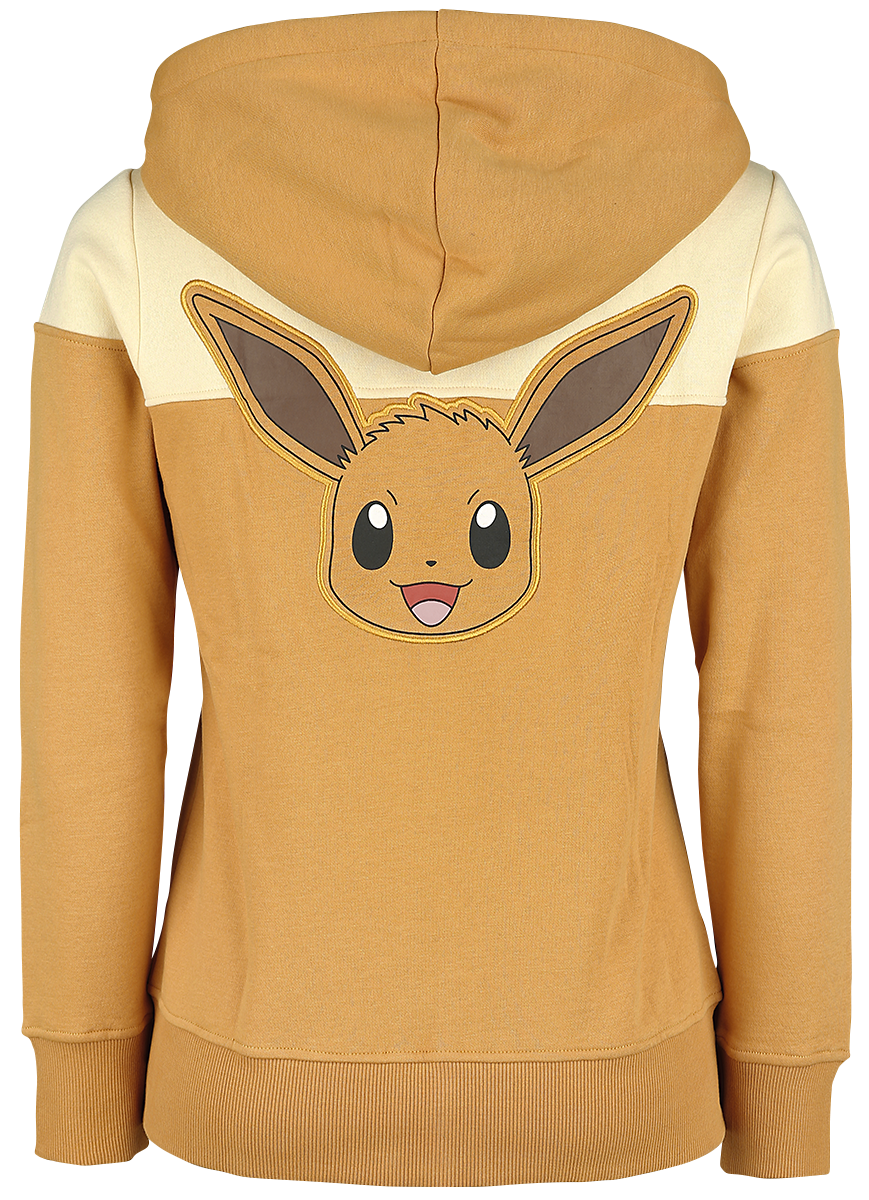 Sweat-shirt zippé à capuche Gaming de Pokémon - Évoli - Cosplay - XS à XXL - pour Femme - multicolore - Pokémon - View 2