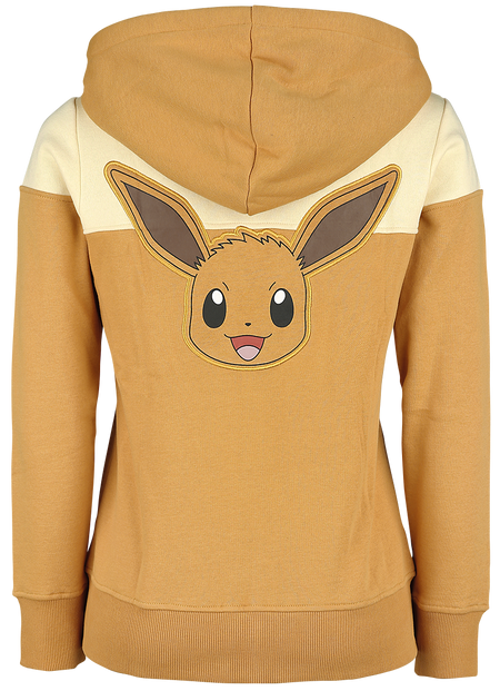 Sweat-shirt zippé à capuche Gaming de Pokémon - Évoli - Cosplay - XS à XXL - pour Femme - multicolore - Pokémon - View 2