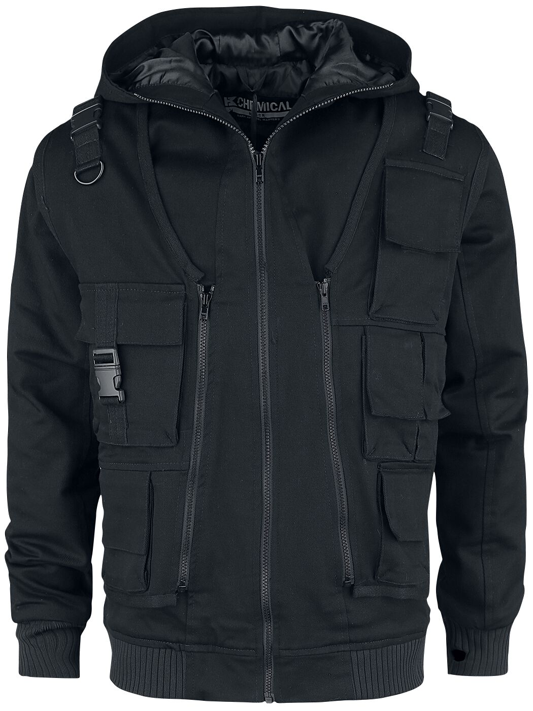 Veste d'hiver Gothic de Chemical Black - Veste Taj - S à XXL - pour Homme - noir - Chemical Black