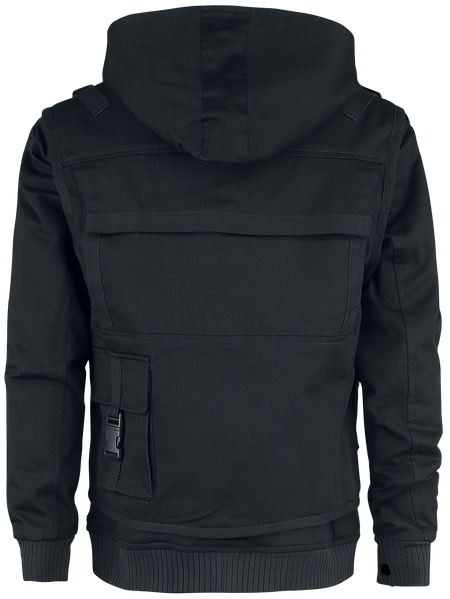 Veste d'hiver Gothic de Chemical Black - Veste Taj - S à XXL - pour Homme - noir - Chemical Black - View 2