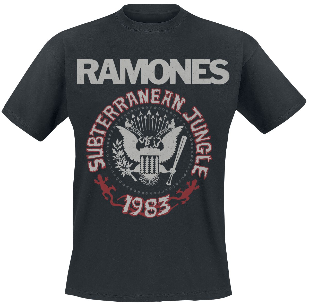 T-Shirt Manches courtes  de Ramones - Subterranean Jungle - S à XXL - pour Homme - noir - Ramones