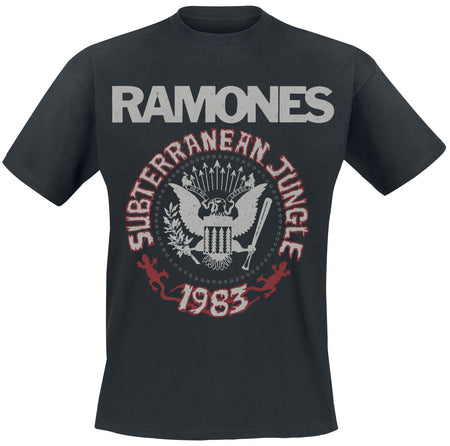 T-Shirt Manches courtes  de Ramones - Subterranean Jungle - S à XXL - pour Homme - noir - Ramones