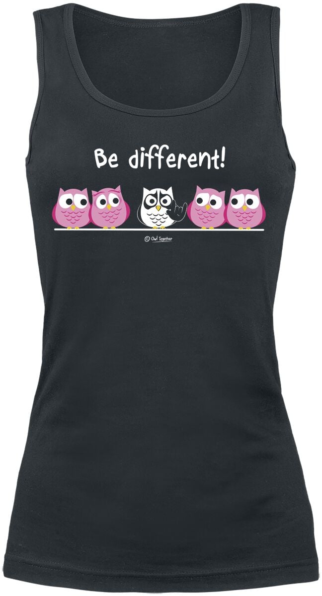 Top Fun de Be Different! - Metal - M à XL - pour Femme - noir - Be Different!
