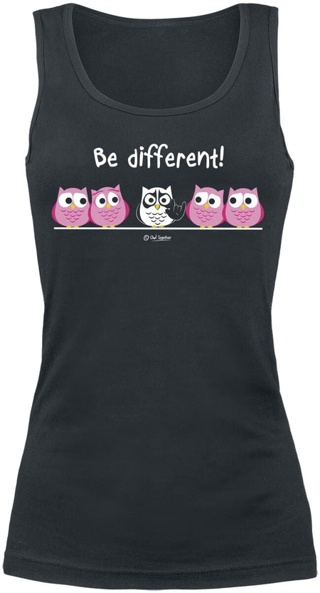 Top Fun de Be Different! - Metal - M à XL - pour Femme - noir - Be Different!