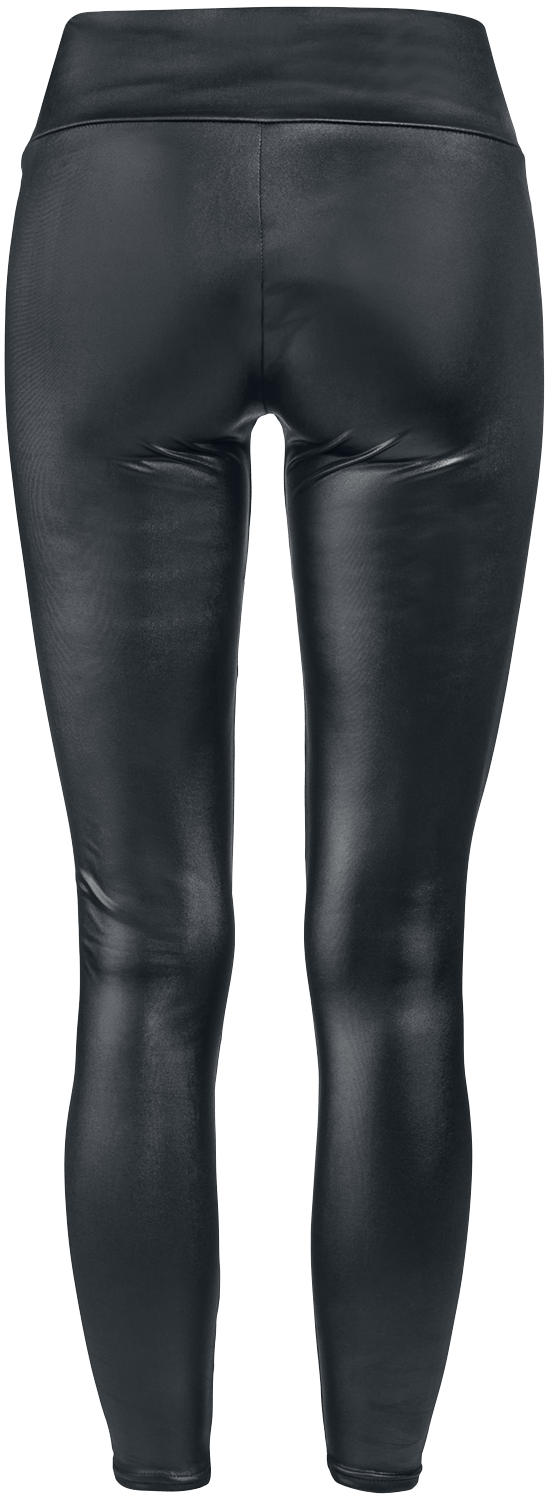 Legging Gothic de Ocultica - Leggings Effet Mouillé - S à XL - pour Femme - noir - Ocultica - View 2