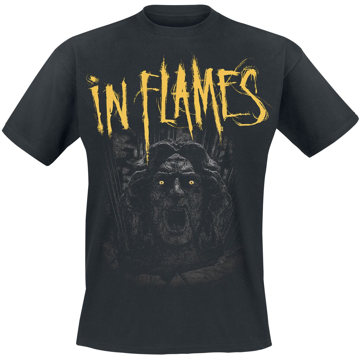 T-Shirt Manches courtes  de In Flames - Clayman We Trust - S à XXL - pour Homme - noir - In Flames