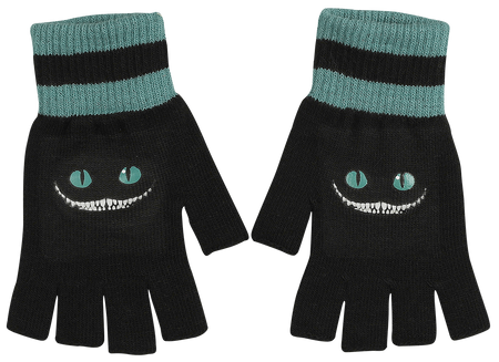 Mitaines Disney de Alice Au Pays Des Merveilles - Cheshire Cat - pour Femme - noir/turquoise - Alice Au Pays Des Merveilles - View 2