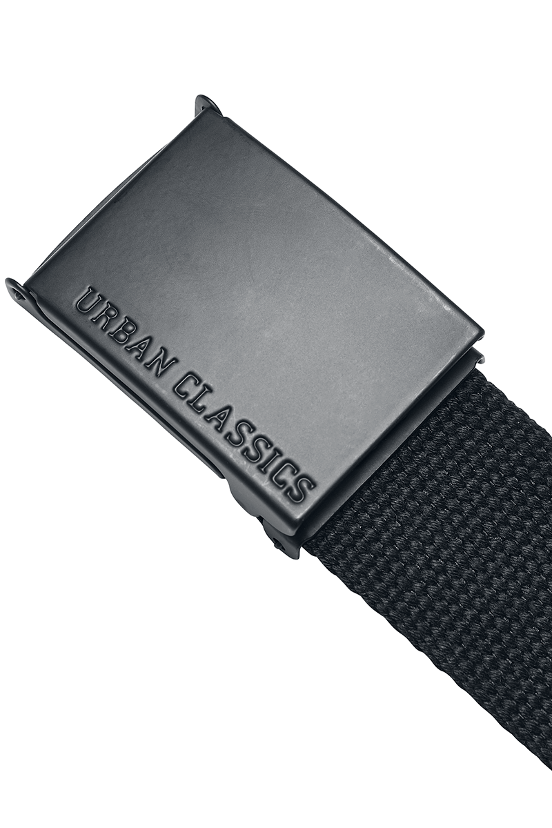 Ceinture  de Urban Classics - Ceinture Toile Boucle Colorée - pour Unisexe - noir - Urban Classics - View 2